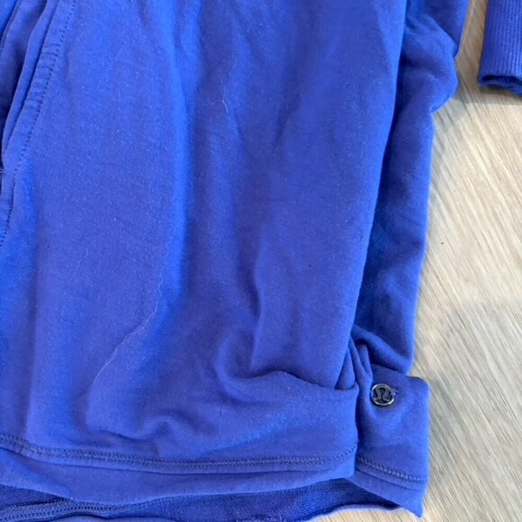 EUC Lululemon To & Flow Wrap Purple Cardigan Size 8 Yoga Sweater - Picture 3 of 9